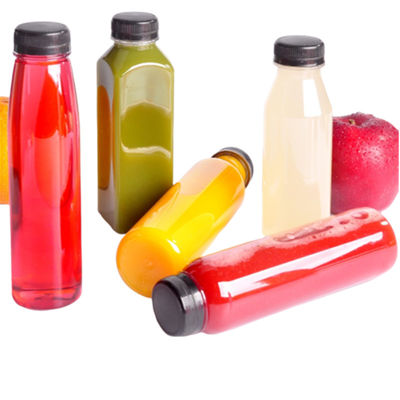 400ml 16 Oz Beverage Bottles 70mm Clear Juice Bottles