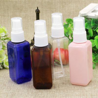 Square 150ml Plastic Nail Polish Bottles 12 Oz Spray Bottles