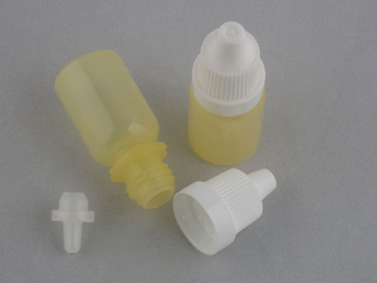 8ml Refillable Empty Eye Drop Bottle Round Square White Plastic Liquid Bottle