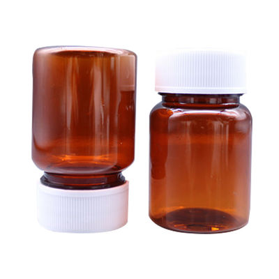 FDA Solid Pill Plastic Medicine Bottles PE Screw 60ml Plastic Pill Bottles