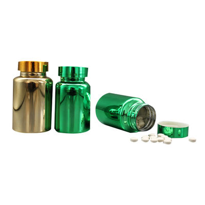Electroplating 120ml Plastic Bottle Amber Plastic Containers