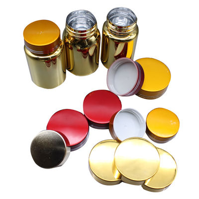 Electroplating 120ml Plastic Bottle Amber Plastic Containers