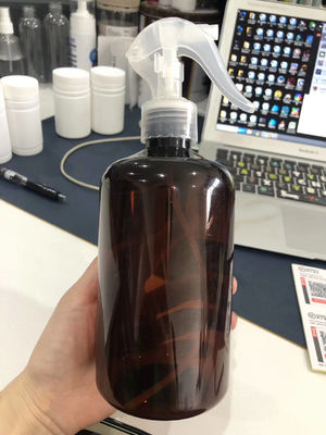 PET 60ml Eco Friendly Shampoo Packaging Amber Plastic Refillable Shampoo Bottles