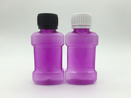 150 ml 250 ml fioletowa butelka do płukania jamy ustnej z sitodrukiem